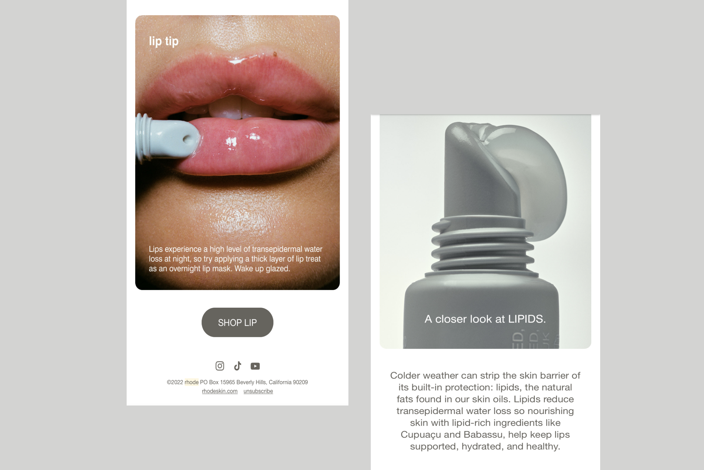 Glaze your Inbox with Tips from Rhode Skin